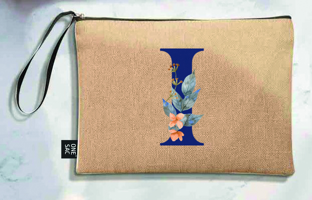 Bolso de mano letra i una pieza (diseño variado) (25×18×1 )